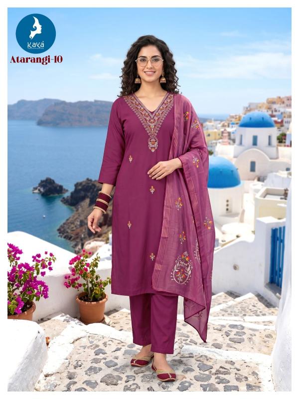 Kaya atrangi 3pcs blockprint kurtis wholesaler in jaipur
